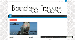 Desktop Screenshot of boundlesstresses.com