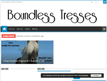 Tablet Screenshot of boundlesstresses.com